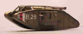 Papercraft del Tanque B28 Mark IV. Manualidades a Raudales.