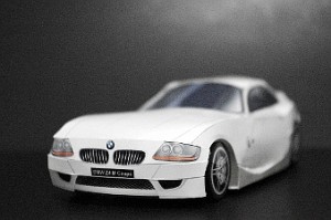 Papercraft imprimible y armable del BMW Z4. Manualidades a Raudales.