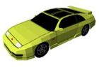 Papercraft imprimible y armable del Nissan Sports Fairlady. Manualidades a Raudales.