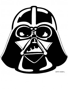Mascara de Darth Vader. Star Wars. Manualidades a Raudales.