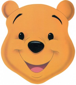 Caretas y máscaras de Winnie The Pooh. Manualidades a Raudales.