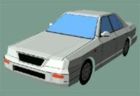 Papercraft imprimible y armable del Nissan Bluebird SSS. Manualidades a Raudales.