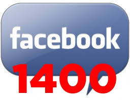 1400 seguidores en Facebook. Manualidades a Raudales.