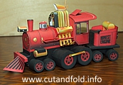 Colección de papercraft de trenes / trains. Manualidades a Raudales.