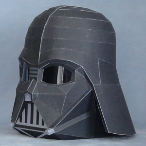 Papercraft recortable y armable de Darth Vader de Star Wars. Manualidades a Raudales.