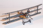 Papercraft imprimible y armable del avión Albatros Dr II. Manualidades a Raudales.