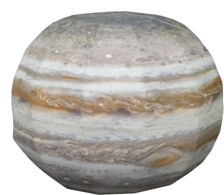 Papercraft del Jupiter. Manualidades a Raudales