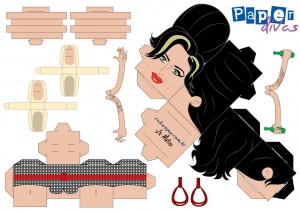 Cubeecraft Divas Amy Whine House. Manualidades a Raudales.