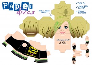 Cubeecraft Divas Avril Lavigne. Manualidades a Raudales.