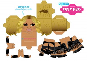 Cubeecraft Divas Beyonce. Manualidades a Raudales.