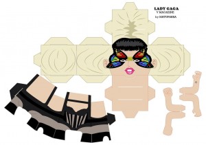 Cubeecraft de Lady Gaga. Manualidades a Raudales.