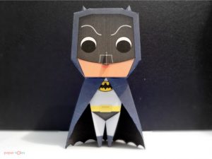 Papercraft de Batman infantil. Manualidades a Raudales.