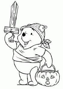 Fichas para colorear dibujos de Winnie The Pooh. Manualidades a Raudales.